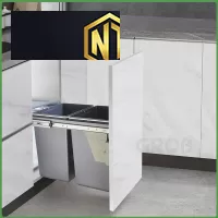 THÙNG ĐỰNG RÁC 2 NGĂN tại Bến CAm